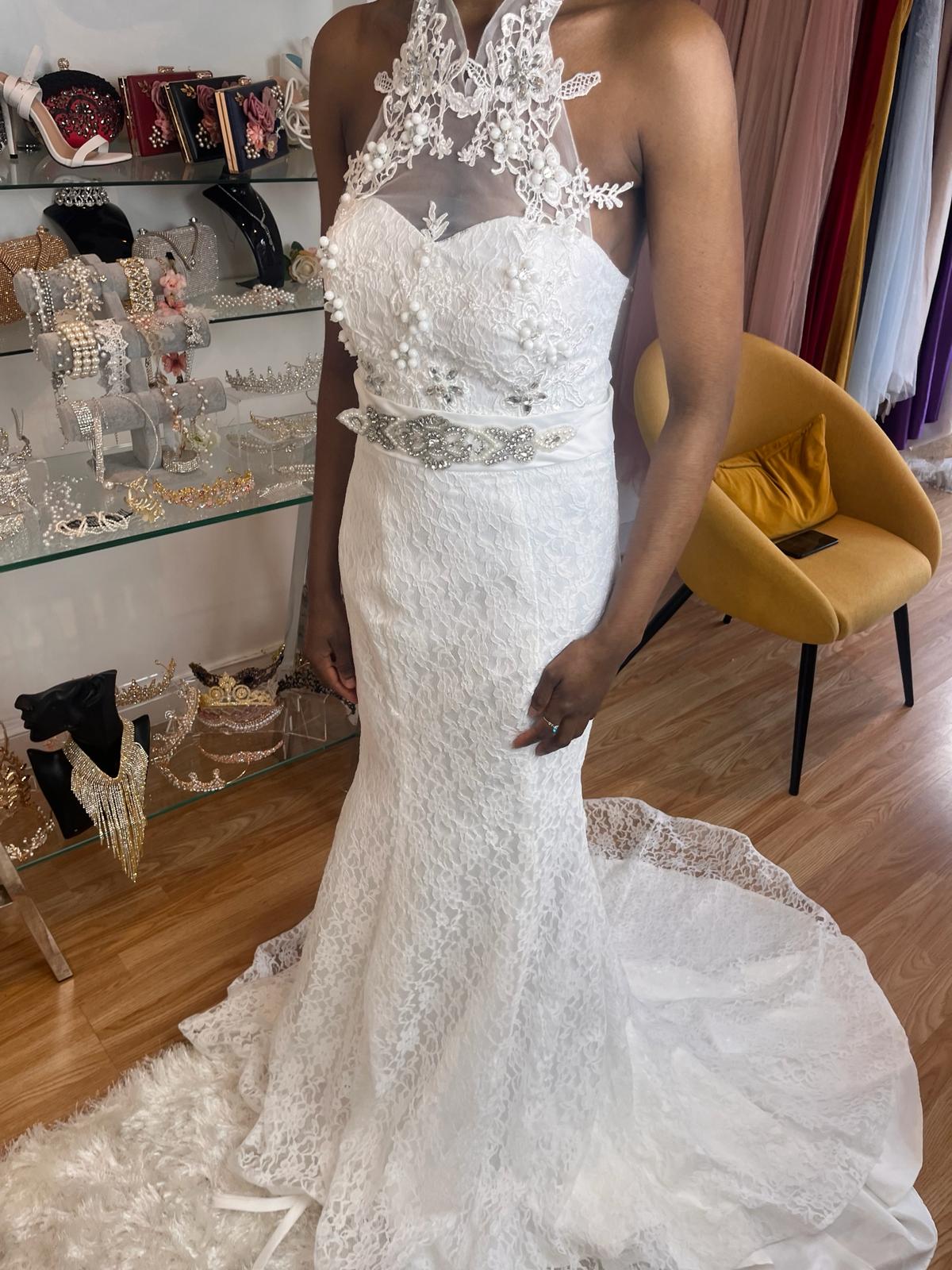 The Sanchia Halter Top Wedding Gown