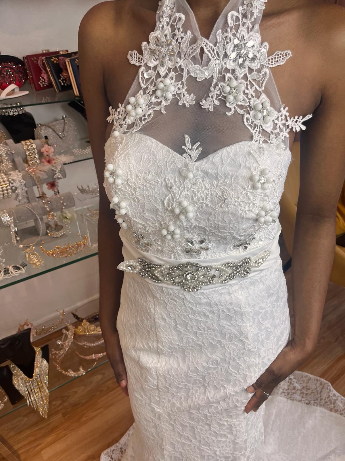 The Sanchia Halter Top Wedding Gown