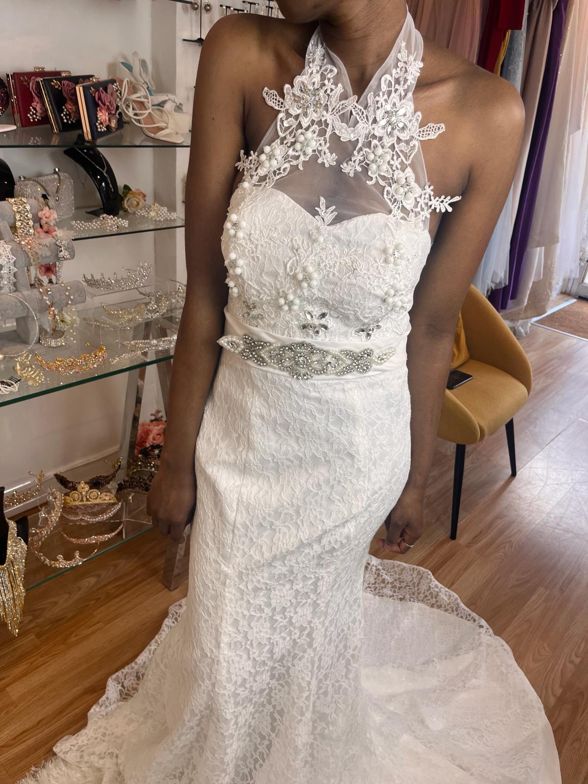 The Sanchia Halter Top Wedding Gown