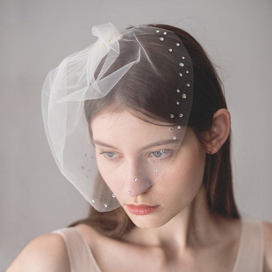 The Rhinestone Bridal Veil